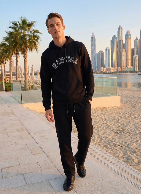 Men's J-class logo casual Jogger - Black