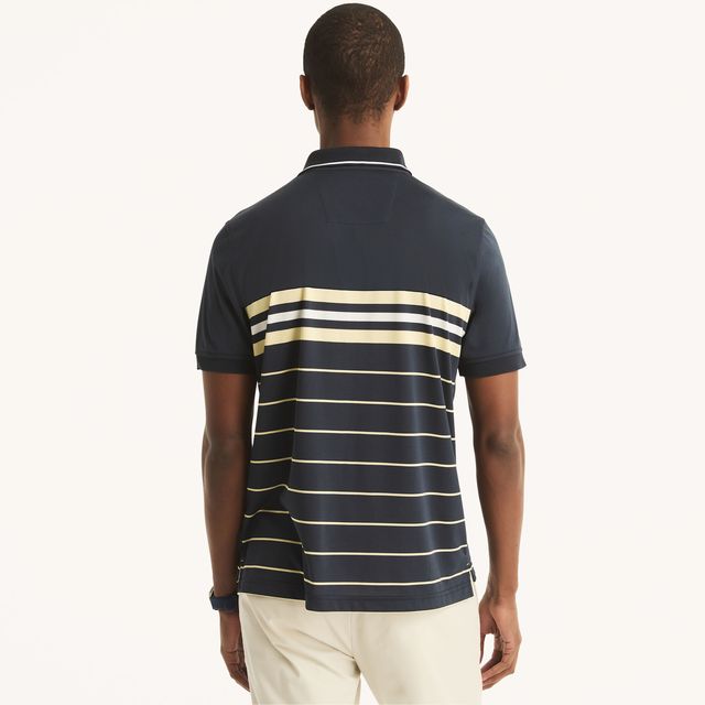 Navtech Sustainably Crafted Classic Fit Striped Polo