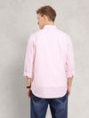 Men's Long Sleeve Solid Shirt - Pink