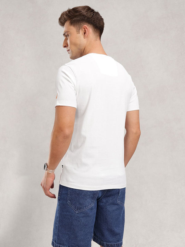 Men's Typography T-Shirt - White