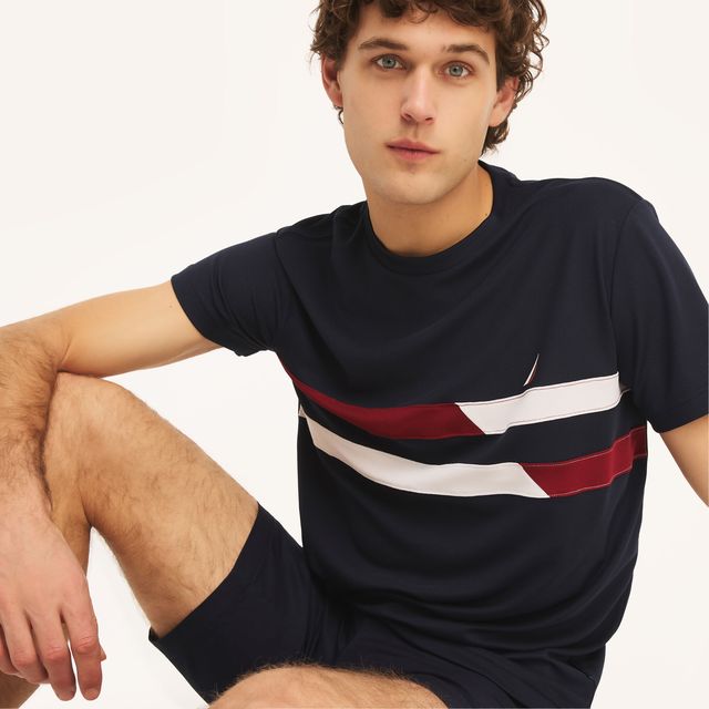 Navtech Sustainably Crafted Crewneck Colorblock T-Shirt