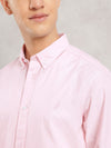 Men's Long Sleeve Solid Shirt - Pink
