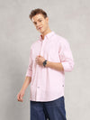 Men's Long Sleeve Solid Shirt - Pink