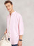 Men's Long Sleeve Solid Shirt - Pink