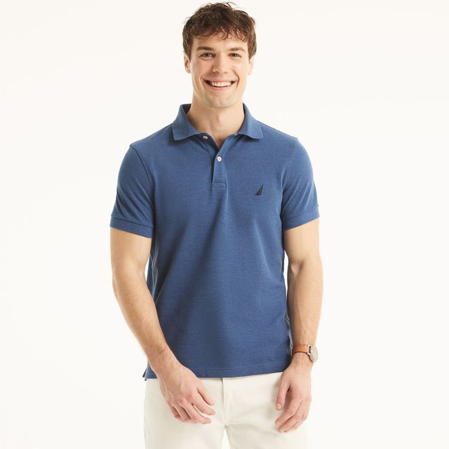 Slim Fit Heather Deck Polo