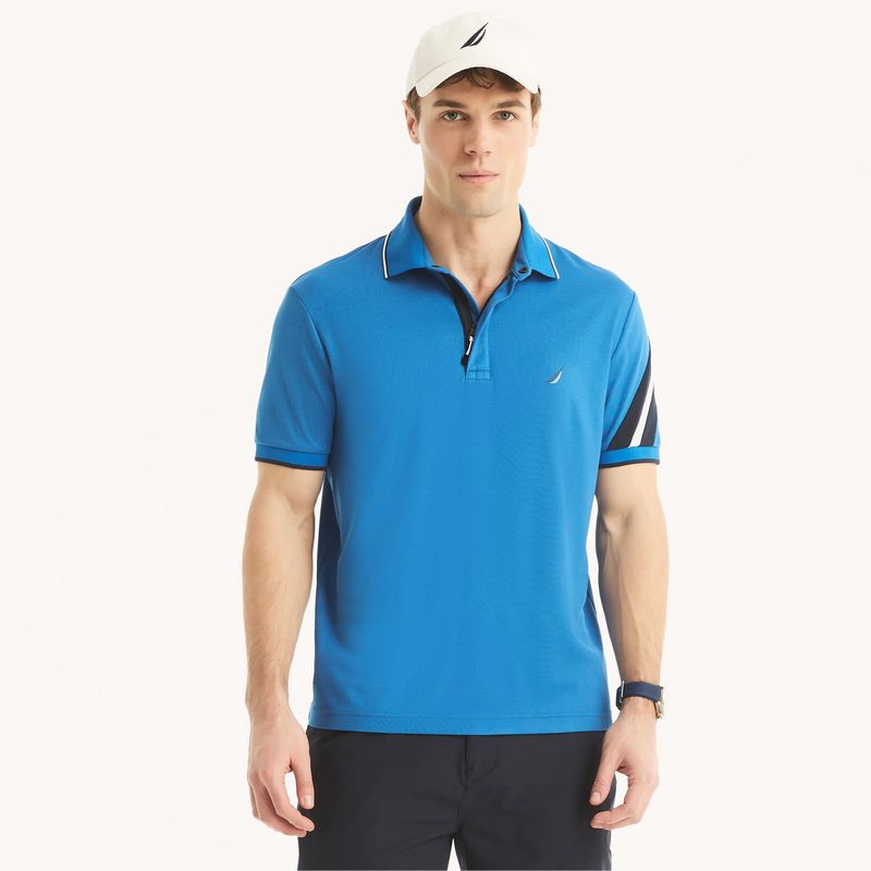 Navtech Sustainably Crafted Classic Fit Colorblock Polo