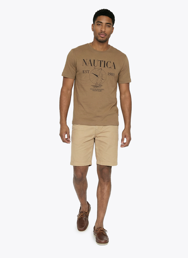 Men's Short Sleeve T-shirt - Brown