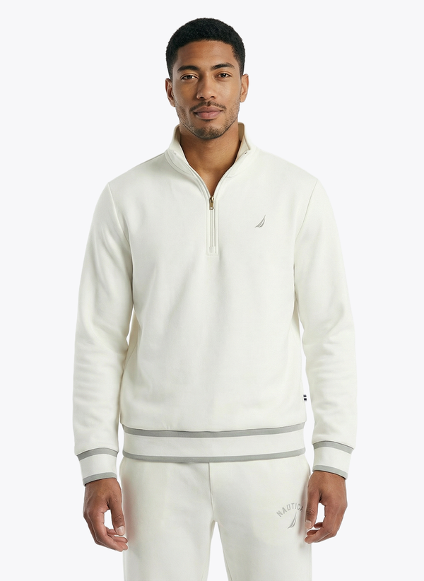 Men's Long Sleeve Sweatshirt - Whispher White