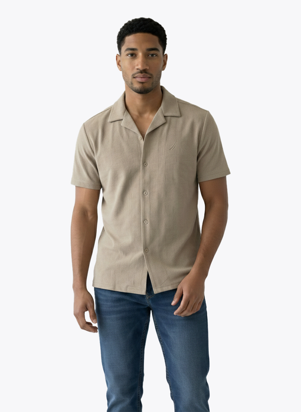 Men's Short Sleeve Shirt - Moss Grey