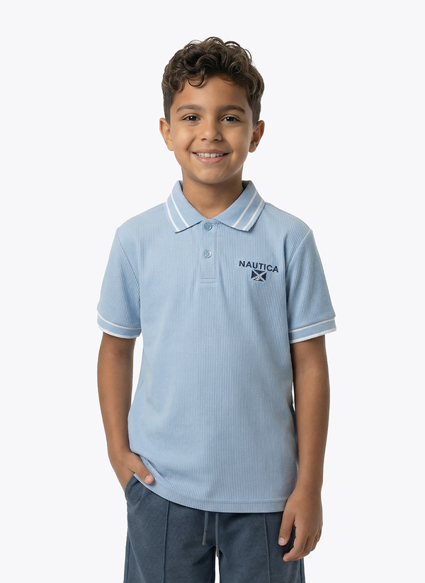 Boys Polo Shirt - Light Blue