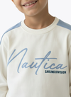 Boys Crew Neck Sweat Shirt - White