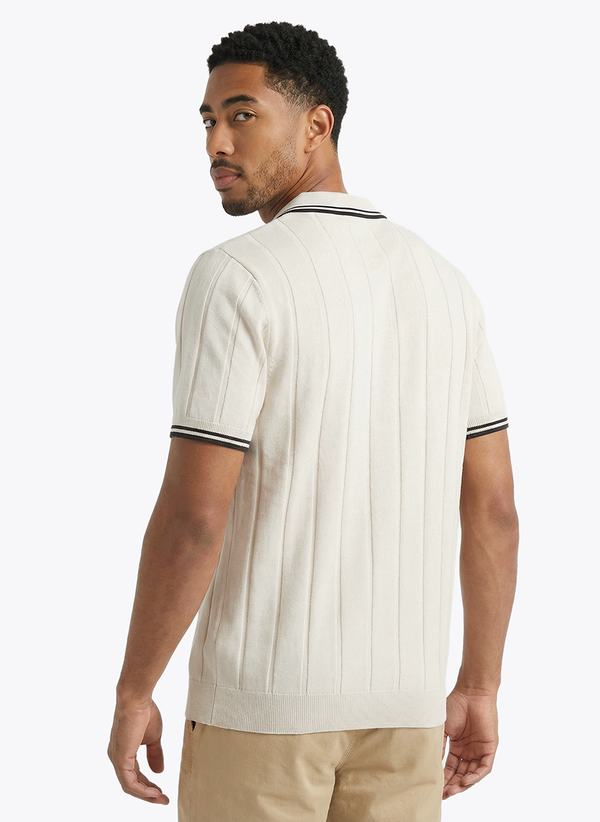 Men's Short Sleeve Polo - Whispher White