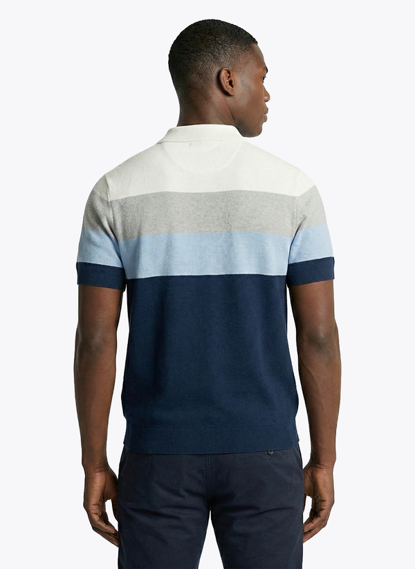 Men's Short Sleeve Polo - Blue