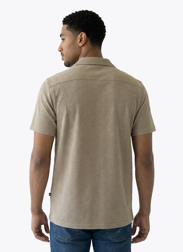 Men's Short Sleeve Shirt - Moss Grey