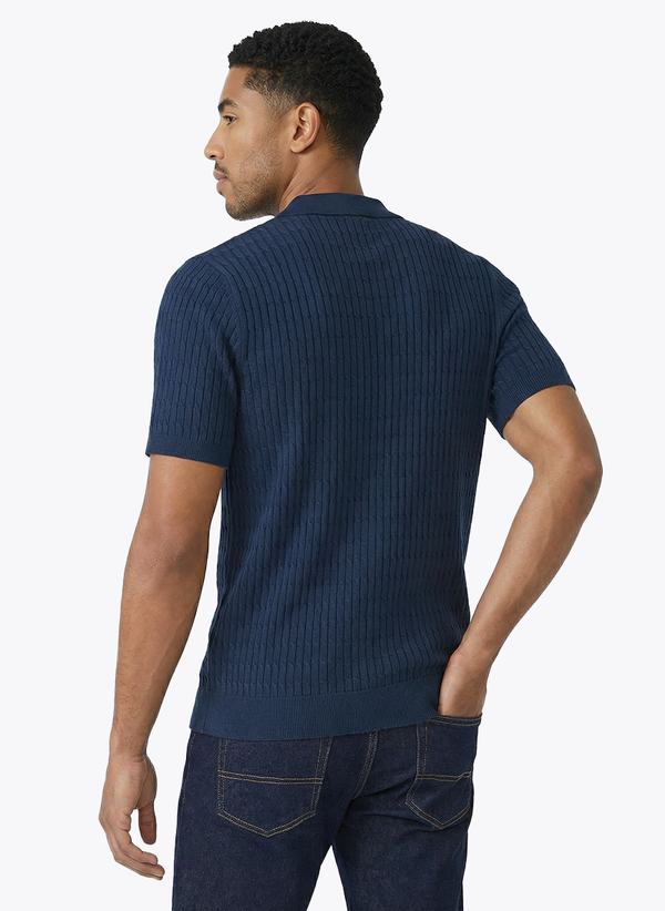 Men's Short Sleeve Shirt - Navy