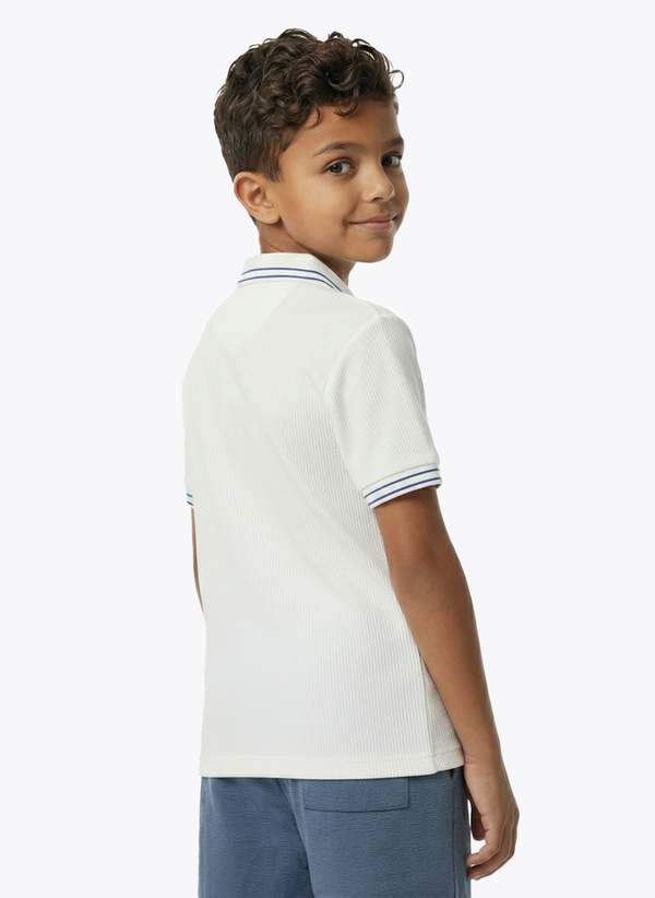 Boys Polo Shirt - White