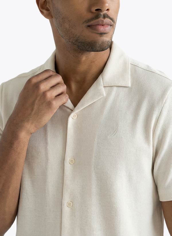 Men's Short Sleeve Shirt - Whispher White