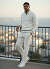 Men's Casual Jogger - Whispher White
