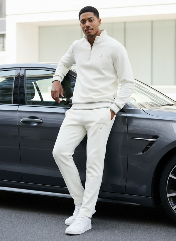 Men's Long Sleeve Sweatshirt - Whispher White