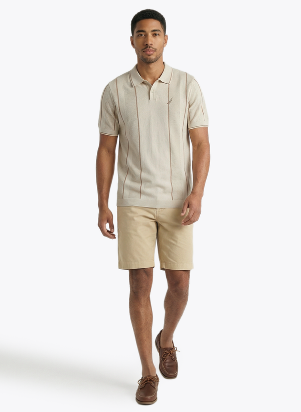 Men's Short Sleeve Polo - Whispher White