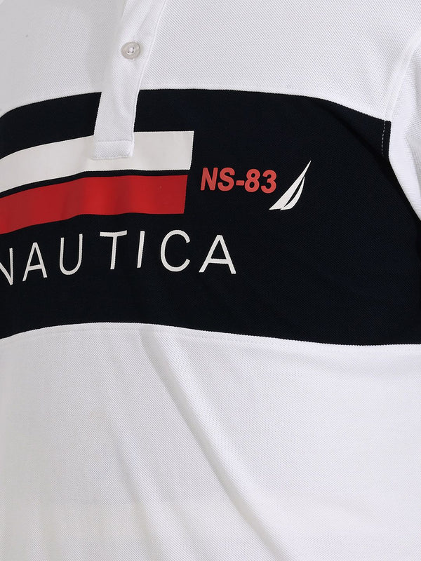 Men's Logo Polo T-Shirt - White
