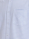 Men's Long Sleeve Striped Shirt - Light Blue