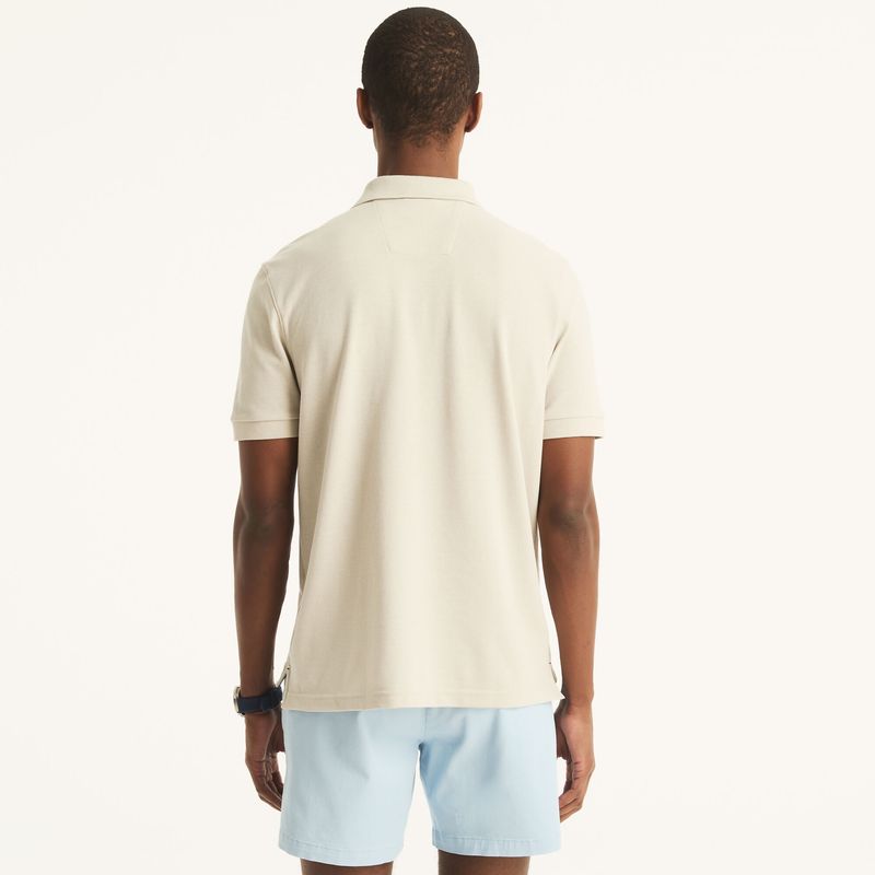 Classic Fit Heather Deck Polo