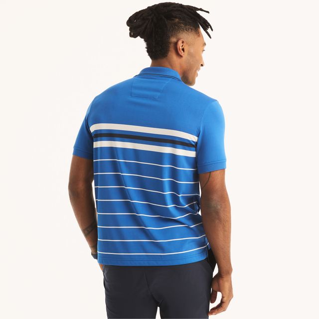 Navtech Sustainably Crafted Classic Fit Striped Polo