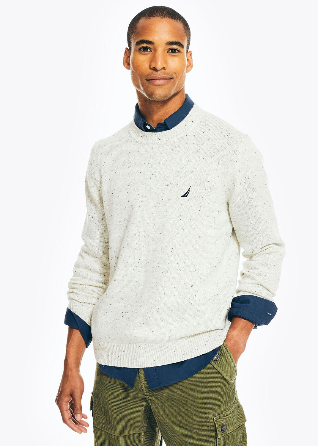 Sustainably Crafted Donegal Crew Neck Sweater