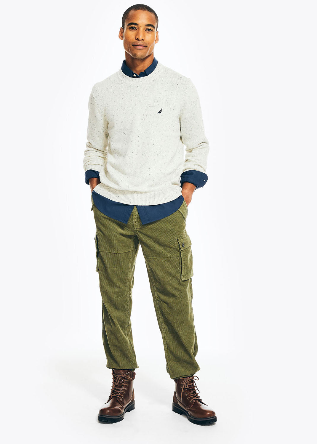 Sustainably Crafted Donegal Crew Neck Sweater