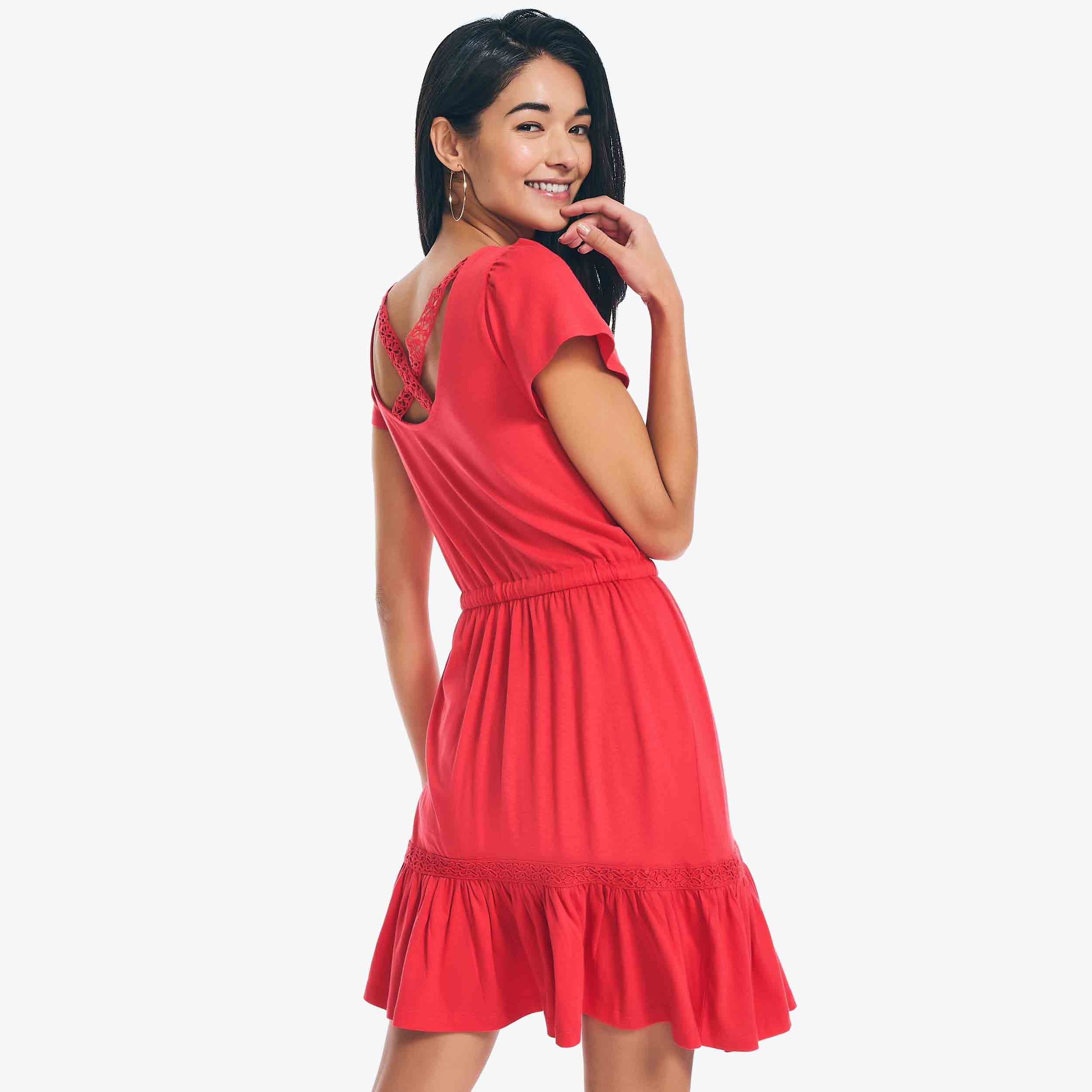 CROCHET CRISS CROSS BACK DRESS
