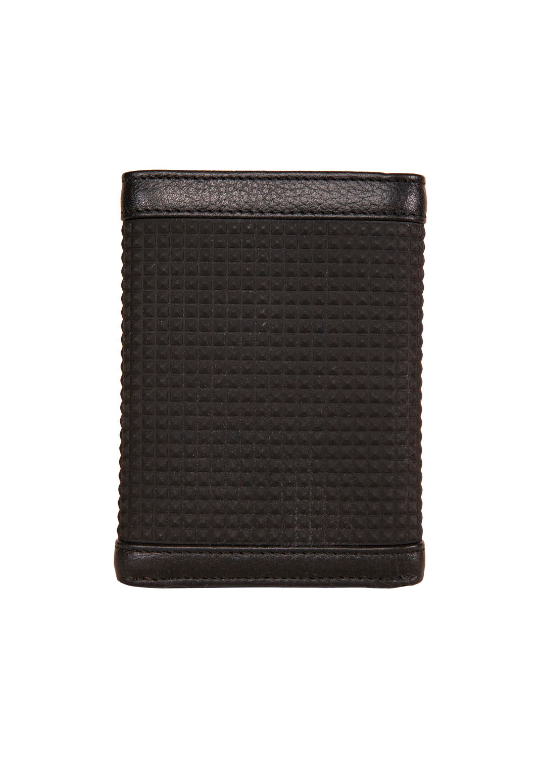 NAUTICA LOGO RUBBER / LEATHER TRIFOLD WALLET