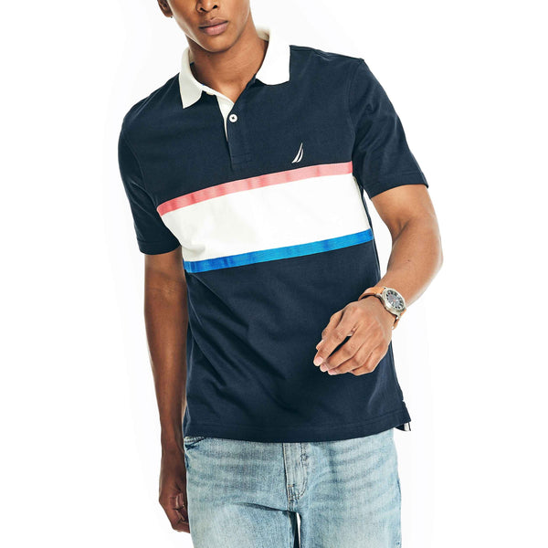 SHORT SLEEVE RUGBY POLO